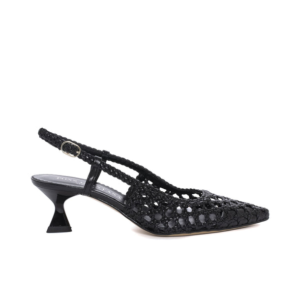 pons quintana CAROL BLACK HEEL SHOE