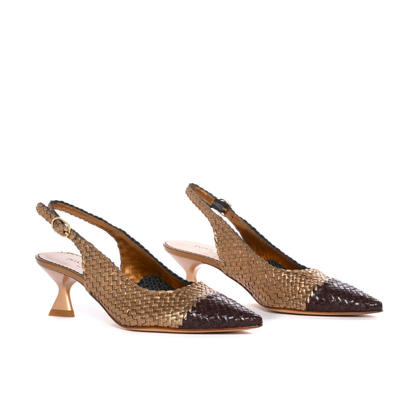 Pons Quintana CAROL METAL OASSI & COFFEE HEEL SHOE