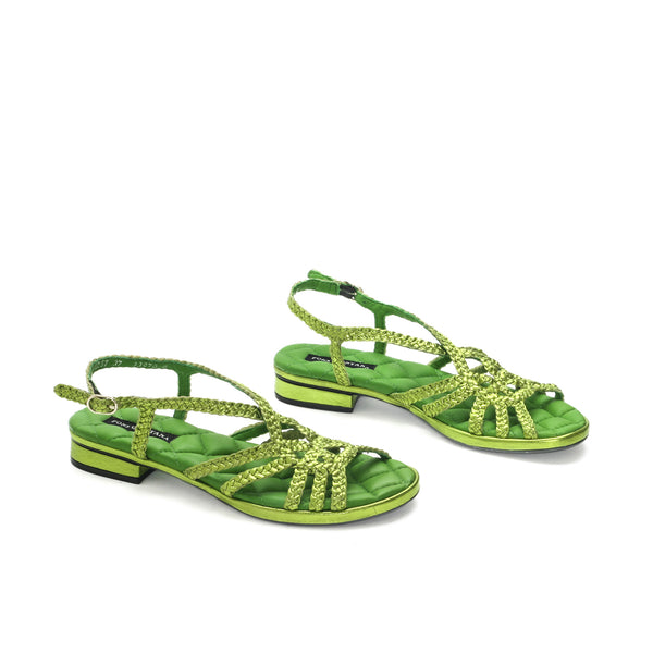 Pons Quintana DIANA METAL APPLE FLAT SANDAL