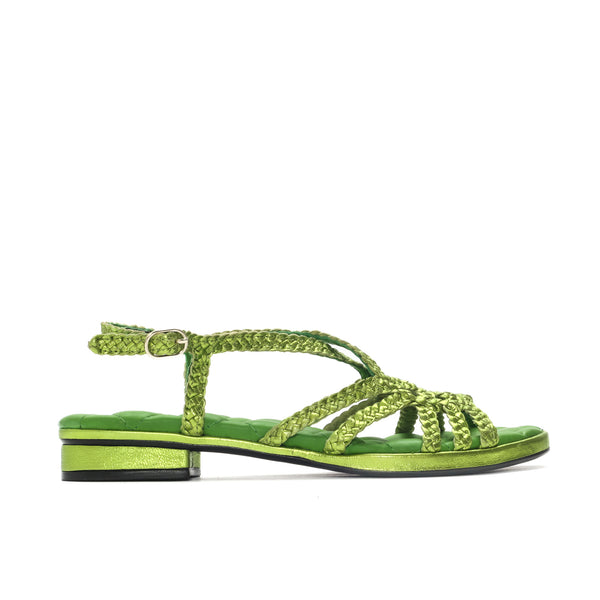 pons quintana DIANA METAL APPLE FLAT SANDAL