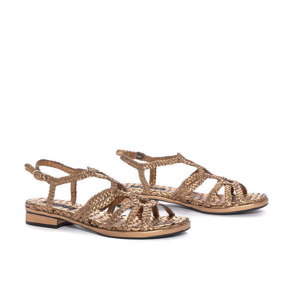 Pons Quintana DIANA METAL OASSI FLAT SANDAL