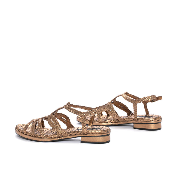 Pons Quintana DIANA METAL OASSI FLAT SANDAL