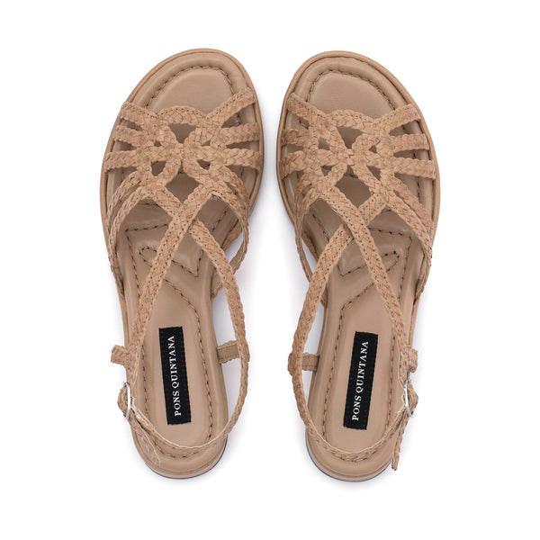 Pons Quintana DIANA TAUPE FLAT SANDAL