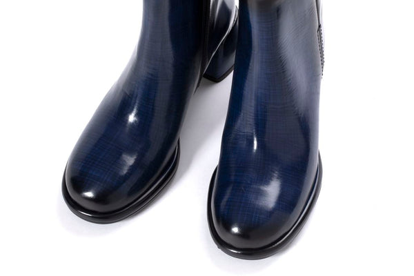 Pons Quintana EMILIA NEPAL COBALT HEEL ANKLE BOOT