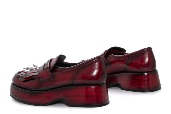 Pons Quintana FLIPER BRANCH CHERRY PLATFORM SHOE