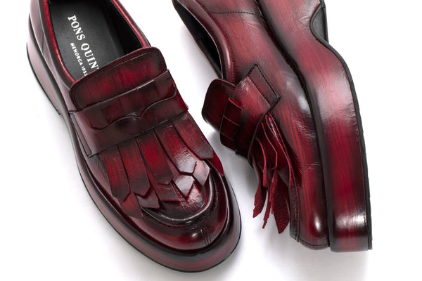 Pons Quintana FLIPER BRANCH CHERRY PLATFORM SHOE