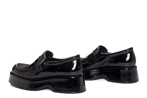 Pons Quintana FLIPER NAPLAC BLACK PLATFORM LOAFER