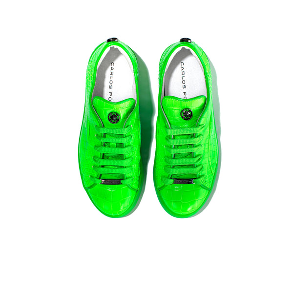 Pons Quintana FLUOR GREEN MOTHER OF PEARL SNEAKER