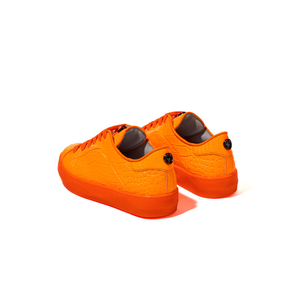 Pons Quintana FLUOR ORANGE MOTHER OF PEARL SNEAKER