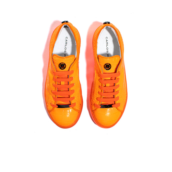 Pons Quintana FLUOR ORANGE MOTHER OF PEARL SNEAKER