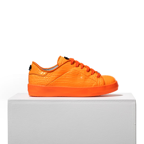 pons quintana FLUOR ORANGE MOTHER OF PEARL SNEAKER