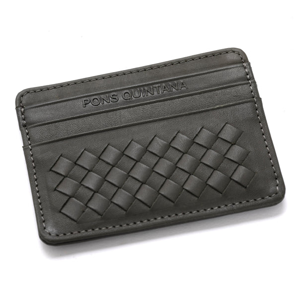Pons Quintana FOREST BRAIDED CARD HOLDER