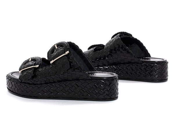 Pons Quintana FORLI BLACK PLATFORM SANDAL