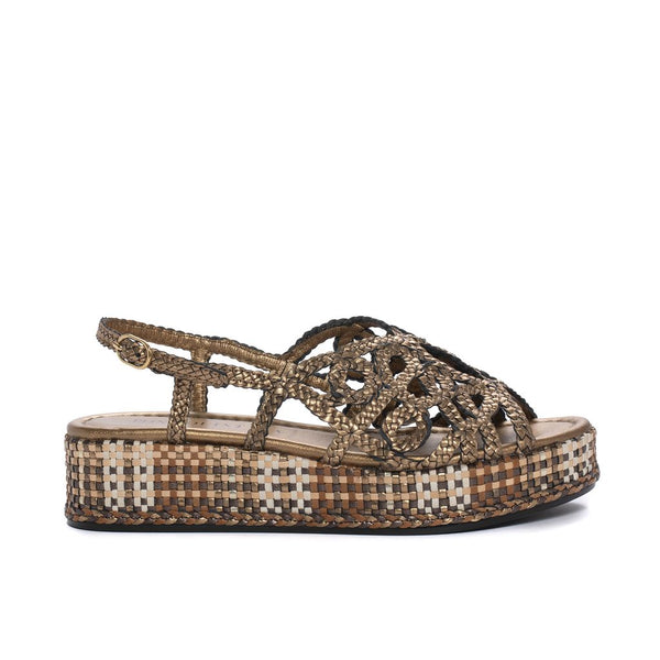 pons quintana FORLI METAL OASSI PLATFORM SANDAL