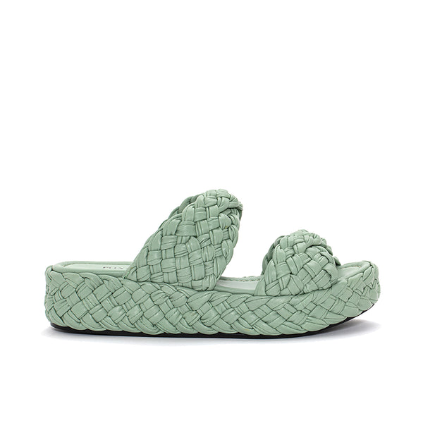 pons quintana FORLI WET CEDAR PLATFORM SANDAL