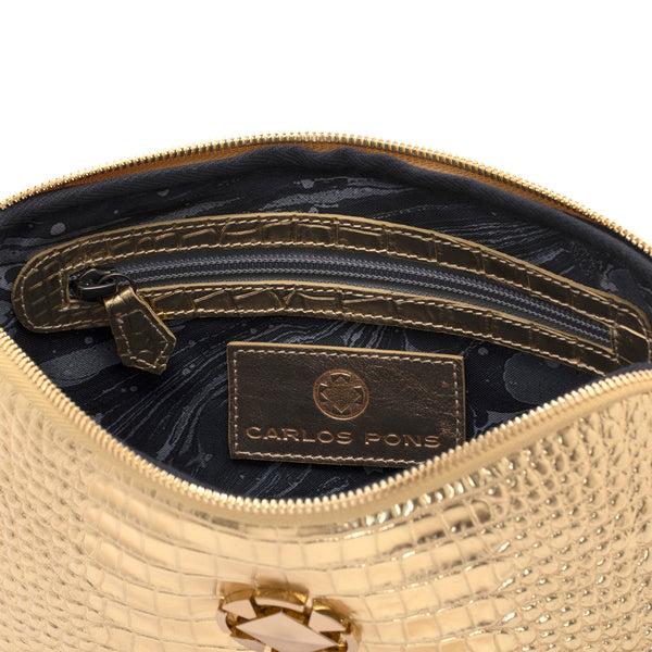 Pons Quintana HANDBAG V146 COCCO GOLD