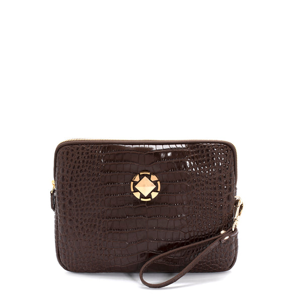 pons quintana HANDBAG V146 COCCO MAHOGANY