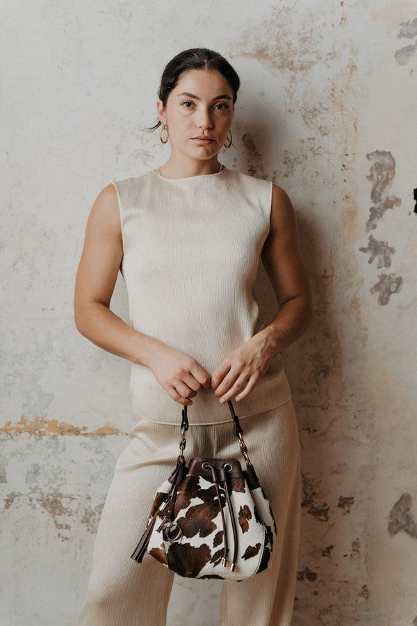 pons quintana HANDBAG V171 MUCCA EBANO