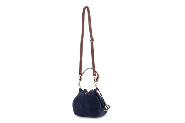 Pons Quintana HANDBAG V171 VELOUR OCEAN