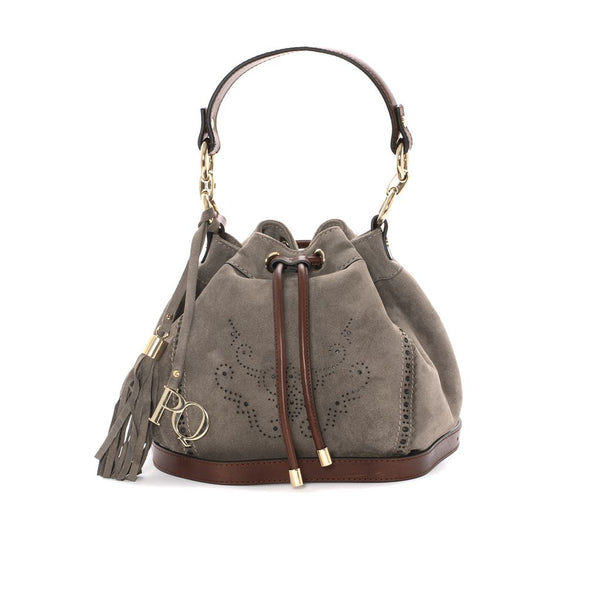 pons quintana HANDBAG V171 VELOUR TOPO