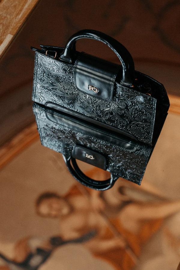 pons quintana HANDBAG V178 CHARRO+NEPAL BLACK