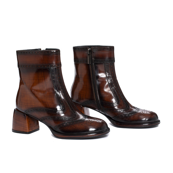 Pons Quintana HEEL BOOT EMILIA NEPAL LEGNO