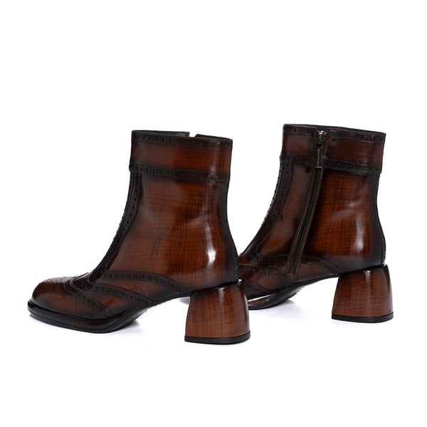 Pons Quintana HEEL BOOT EMILIA NEPAL LEGNO