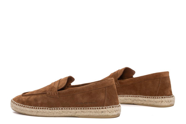 Pons Quintana JASPER MAHOGANY VELOUR ESPADRILLE