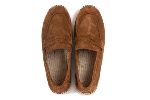 Pons Quintana JASPER MAHOGANY VELOUR ESPADRILLE