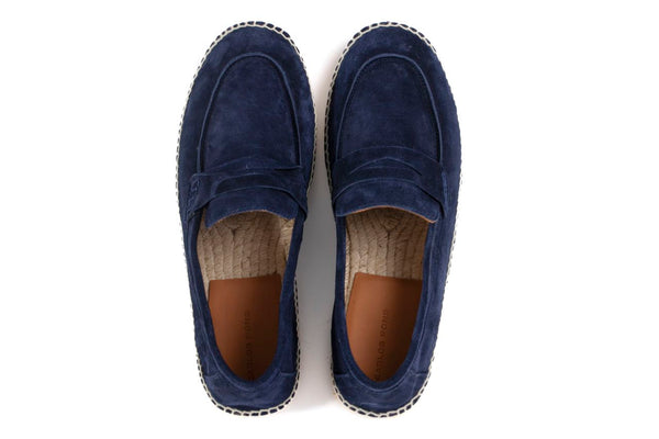 Pons Quintana JASPER NAVY VELOUR ESPADRILLE