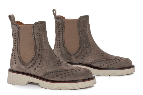 Pons Quintana JIMMY VELOUR PLATFORM ANKLE BOOT