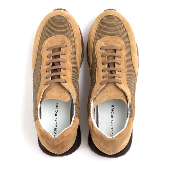 Pons Quintana LEATHER VELOR RUNNER SNEAKER