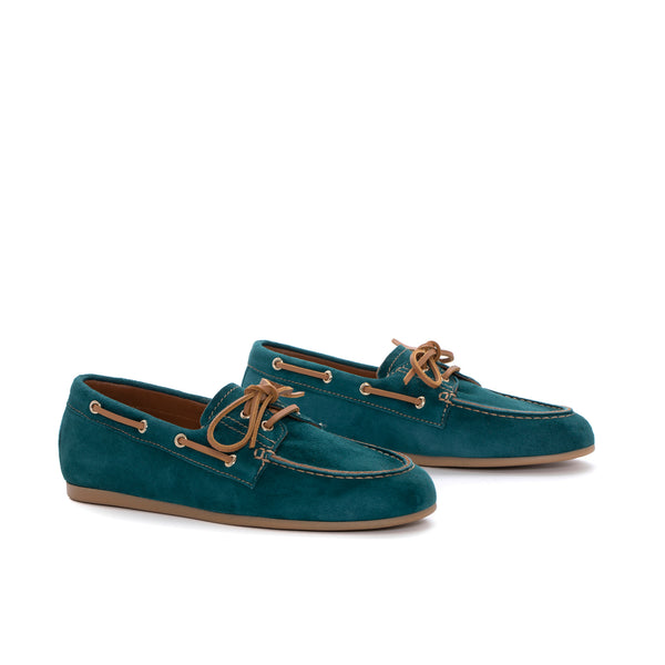 Pons Quintana LINA NAUTICAL MOCCASIN IN OIL SUEDE