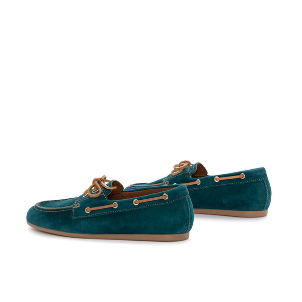 Pons Quintana LINA NAUTICAL MOCCASIN IN OIL SUEDE