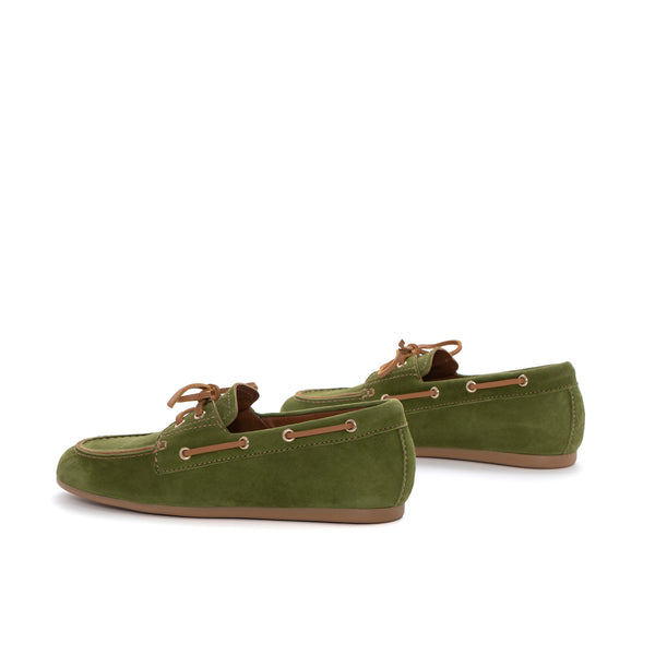 Pons Quintana LINA NAUTICAL MOCCASIN SUEDE FOREST