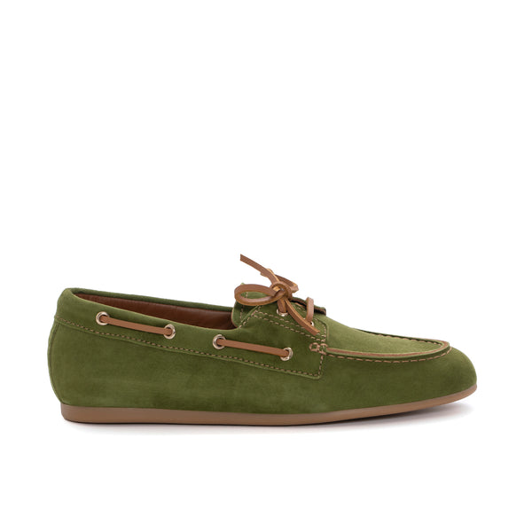 pons quintana LINA NAUTICAL MOCCASIN SUEDE FOREST