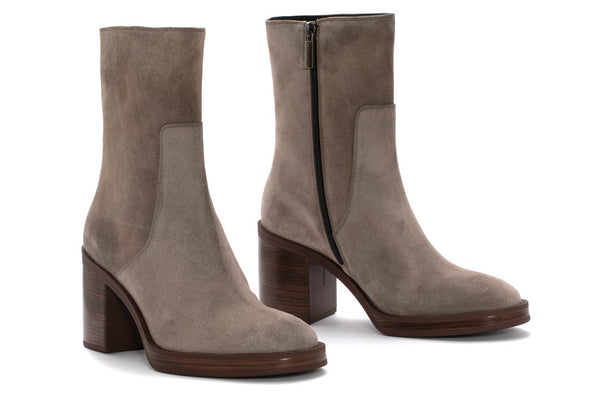 Pons Quintana MABEL VELOUR TOPO HEEL ANKLE BOOT