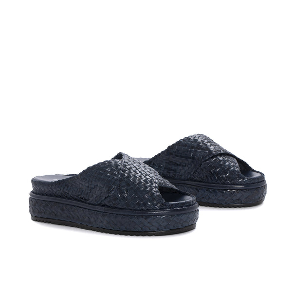 Pons Quintana MAIKA BLUE PLATFORM SANDAL