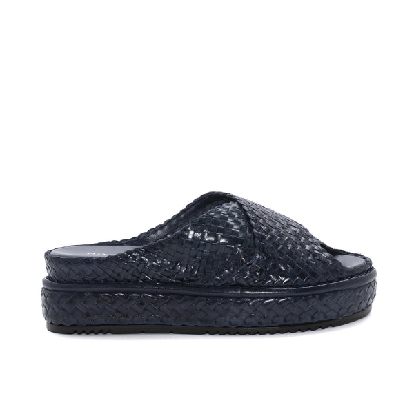 pons quintana MAIKA BLUE PLATFORM SANDAL