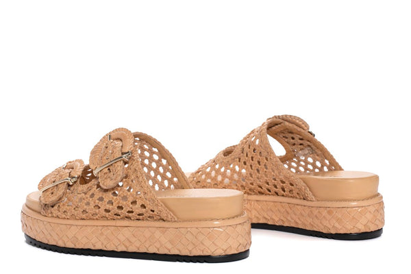 Pons Quintana MAIKA IVORY PLATFORM SANDAL