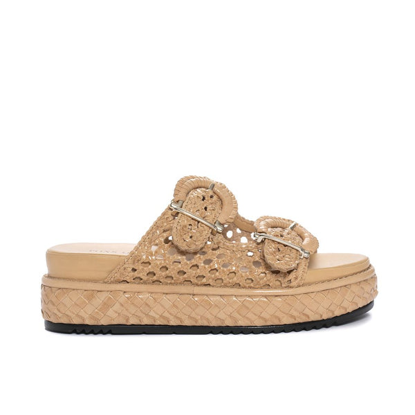 pons quintana MAIKA IVORY PLATFORM SANDAL