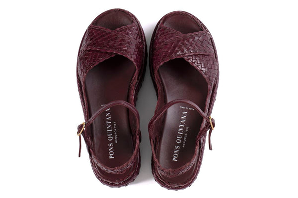 Pons Quintana MAIKA PRUGNA PLATFORM SANDAL