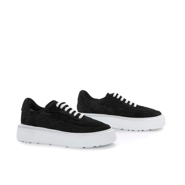 Pons Quintana Malaya Velour Black Sneakers