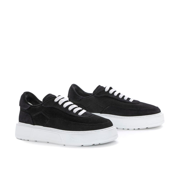Pons Quintana Malaya Velour Black Sneakers