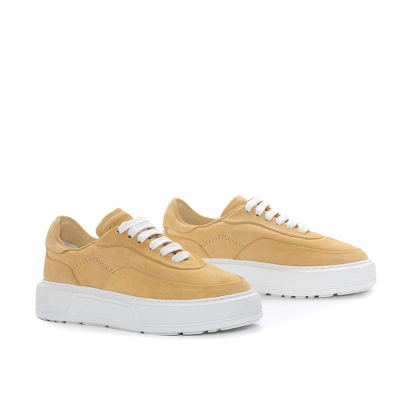 Pons Quintana Malaya Velour Camel Sneakers
