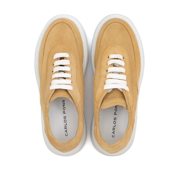 Pons Quintana Malaya Velour Camel Sneakers
