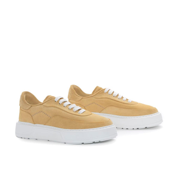Pons Quintana Malaya Velour Camel Sneakers