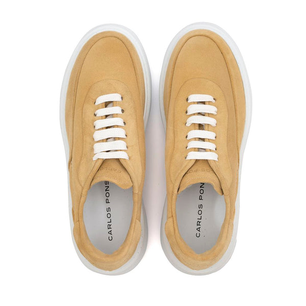 Pons Quintana Malaya Velour Camel Sneakers