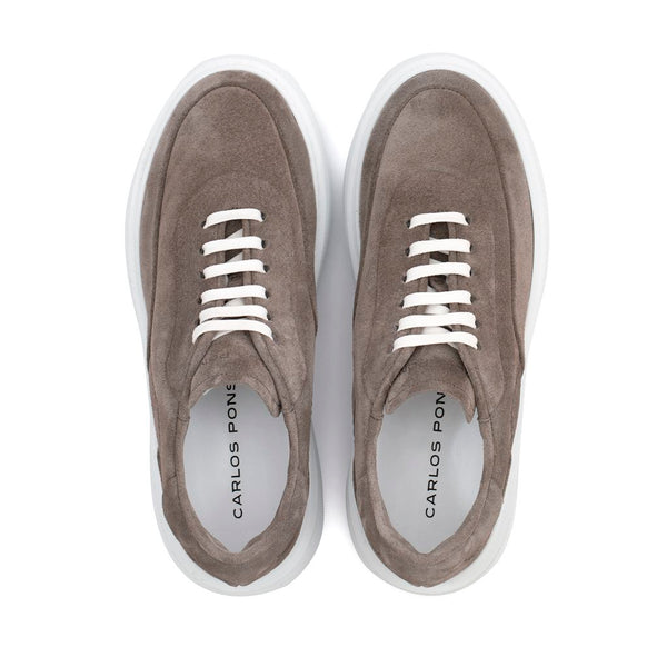 Pons Quintana Malaya Velour Grey Sneakers
