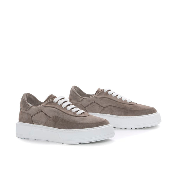 Pons Quintana Malaya Velour Grey Sneakers